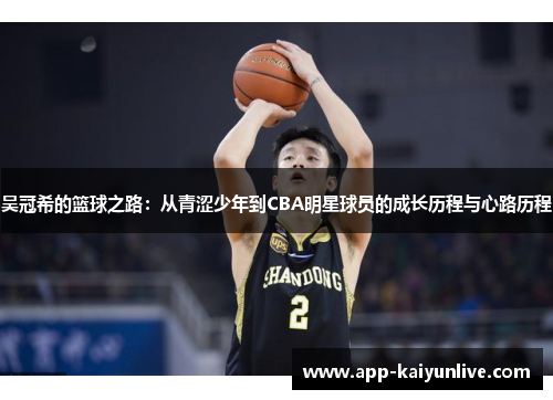 吴冠希的篮球之路：从青涩少年到CBA明星球员的成长历程与心路历程